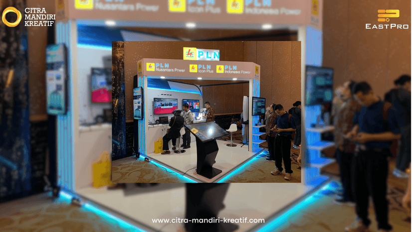 Booth Minimalis dengan Konsep Cerdas, Hasilnya Super Kece!